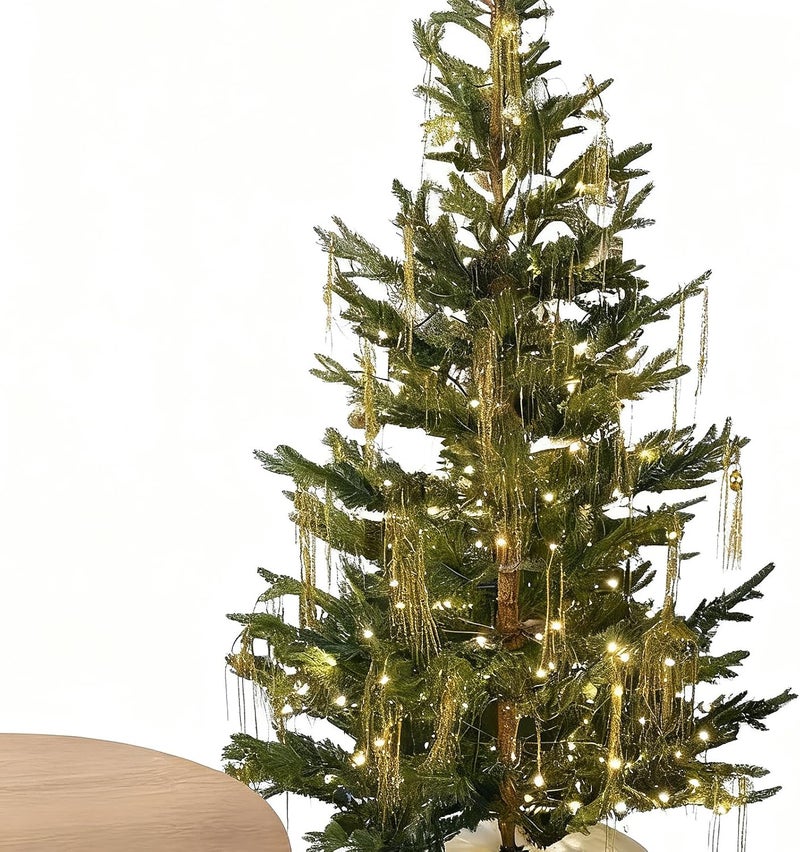 chaekoy 2000 Strands Christmas Tinsel Icicles, 19.7" Shiny Mylar Foil Icicle for Xmas Tree, Holiday, Birthday, Wedding, Party Hanging Decoration, Gold - Image 5